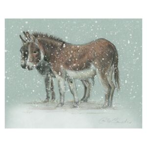 Pastel - Donkeys