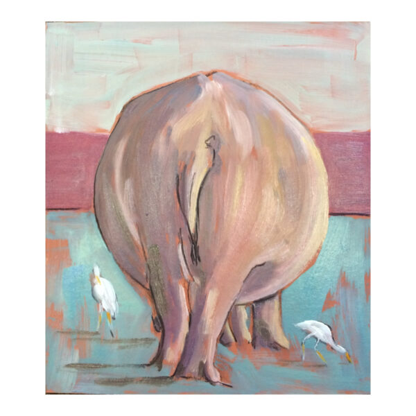 Hippo from behind